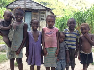 Magpie's children with some neighbors